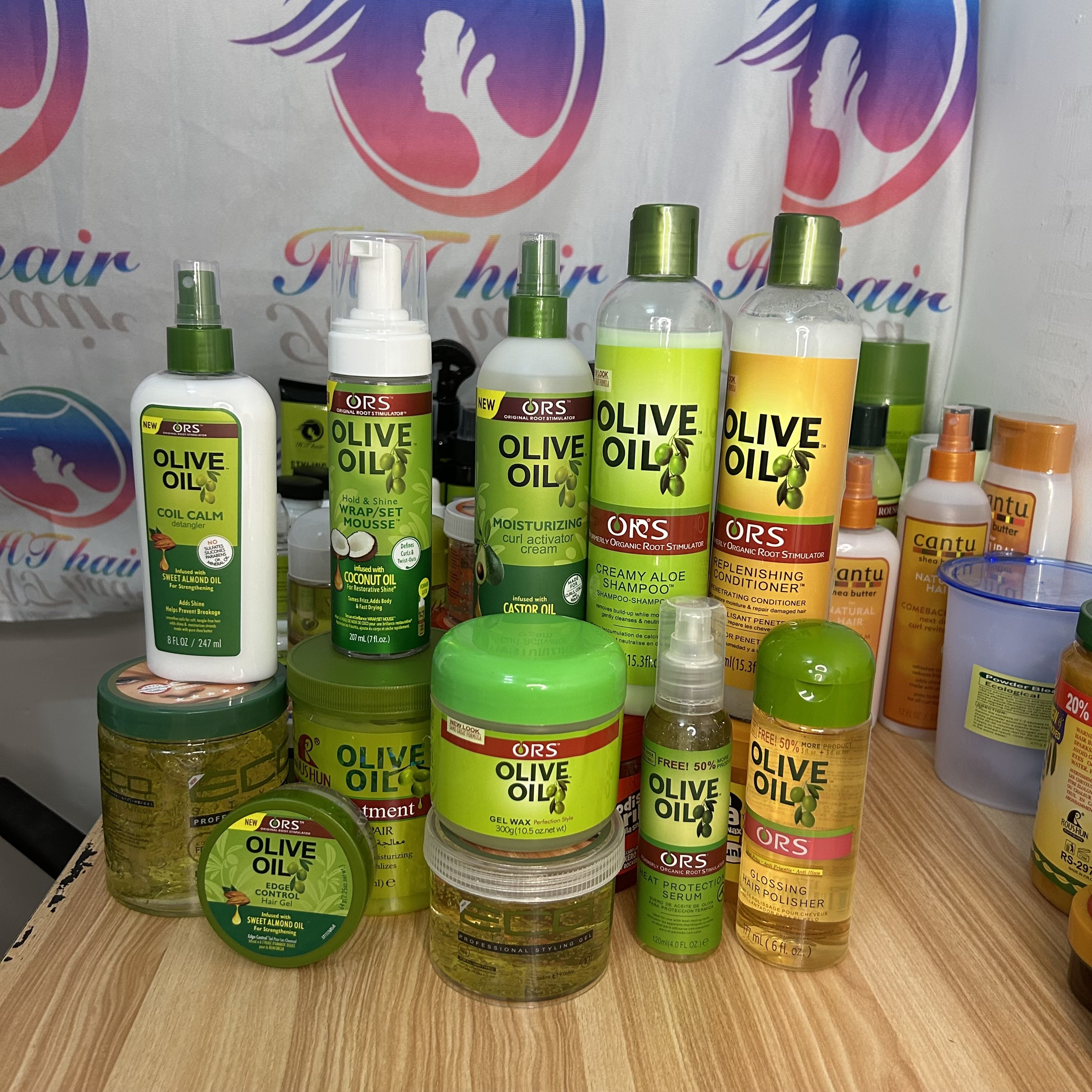 HThair Whalesaler Professional Manufacture Deep Cleaning Natural Olive Oil Shampoo Hair Care Set Repair Nourish