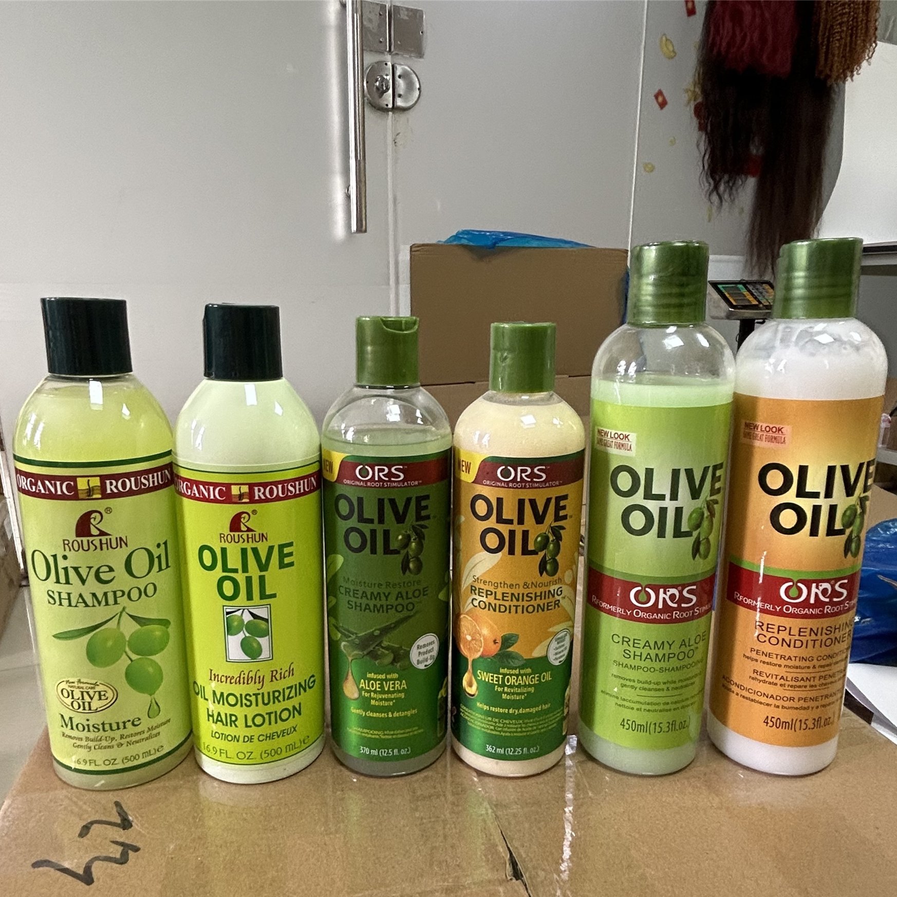 HThair Whalesaler Professional Manufacture Deep Cleaning Natural Olive Oil Shampoo Hair Care Set Repair Nourish