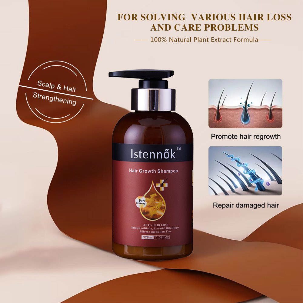 Biotin Shampoo Against Hair Loss Rosemary Thickening Shampoo Conditioner Private label