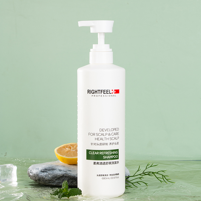Customized design deep cleansing oil control hair washing clear refreshing shampoo