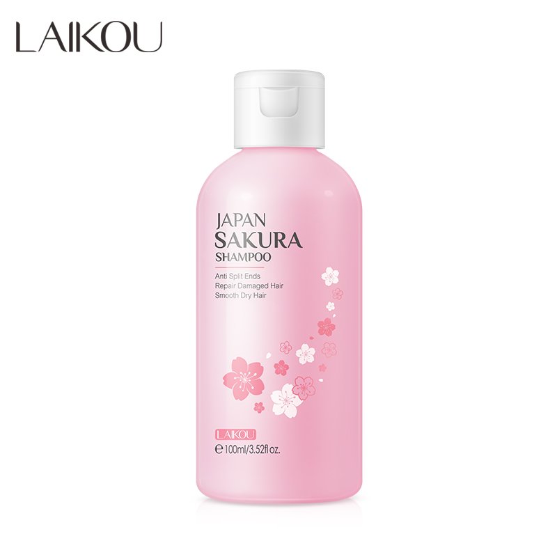 Organic Sakura Hair Hhampoo Scalp Care Dandruff Shampoo Nourishing Moisturizing Anti-Dandruff Feature Smooths Cleans Hair Scalp