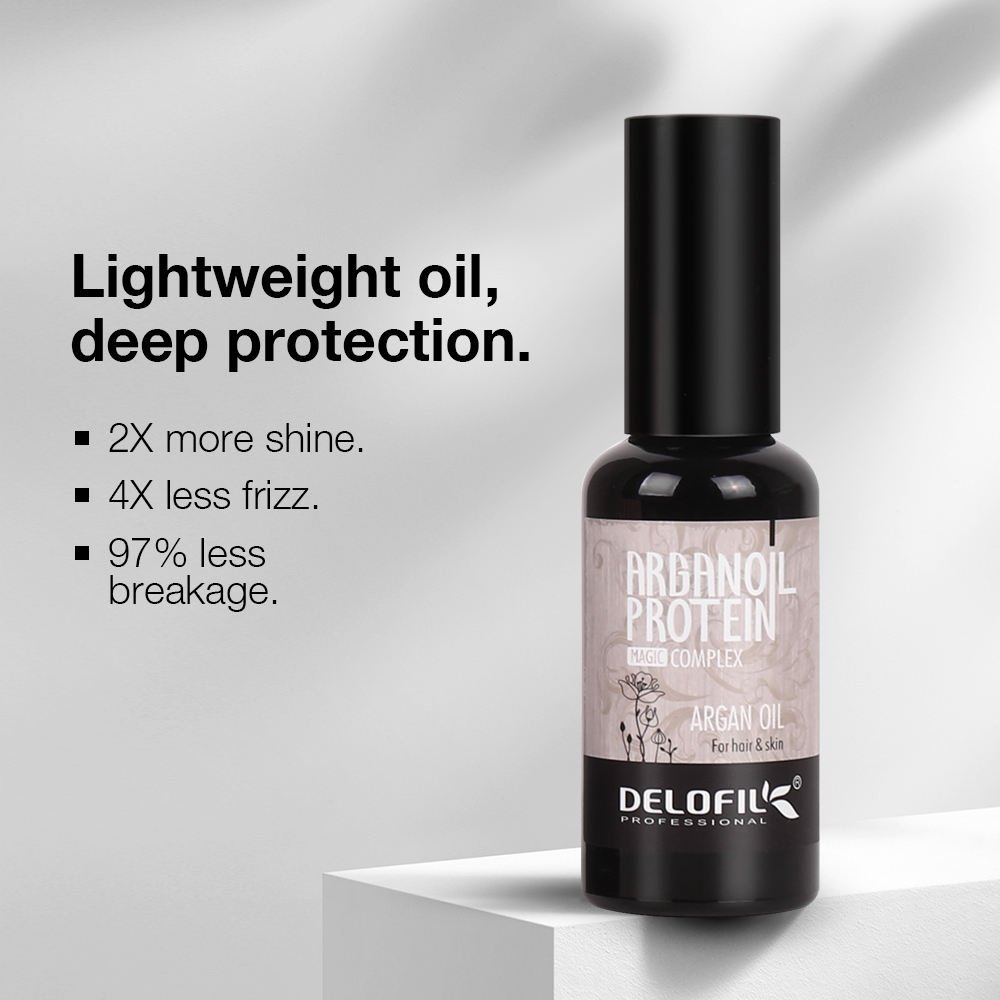 Delofil Private Label Protein Argan Oil Keratin Hair Mask Sulfate Free Hair Shampoo And Conditioner Hair Care Set