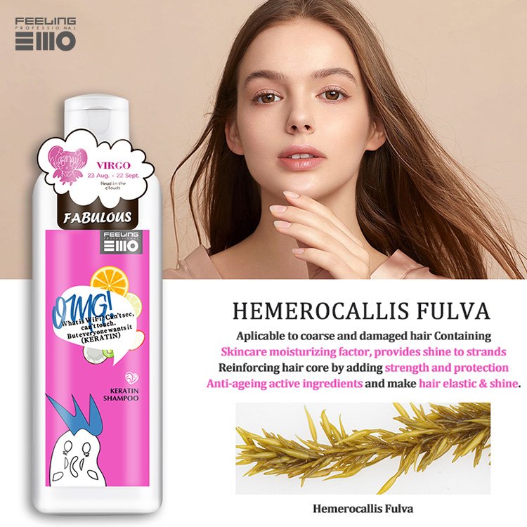FEELING Emo Protein Shine Keratin Shampoo Improves Hair Shine And Manageability Luminescent Brazilian 300ml