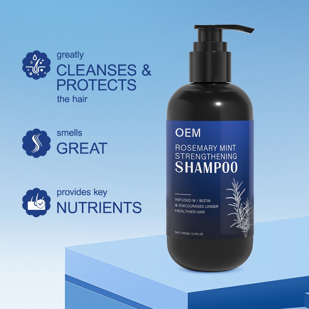 Extreme Hair Growth OEM Alopecia Productos DHT Blocker Thickening Biotin Rosemary Mint Shampoo And Conditioner