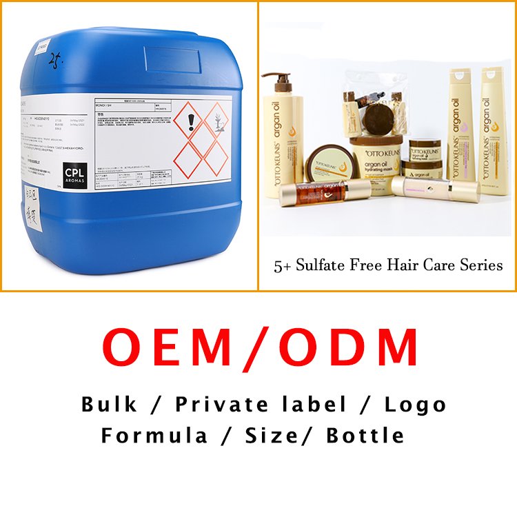 sulfate free shampoo and condtiioner hair mask set private label argan oil essential formula hair care set natural repair smooth