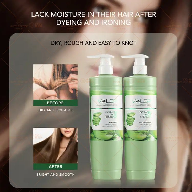 Huati Sifuli VALER Shampoo Supplier Factory Wholesale Aloe Vera Natural Hair brand Anti-dandruff Shamoo and Conditioner