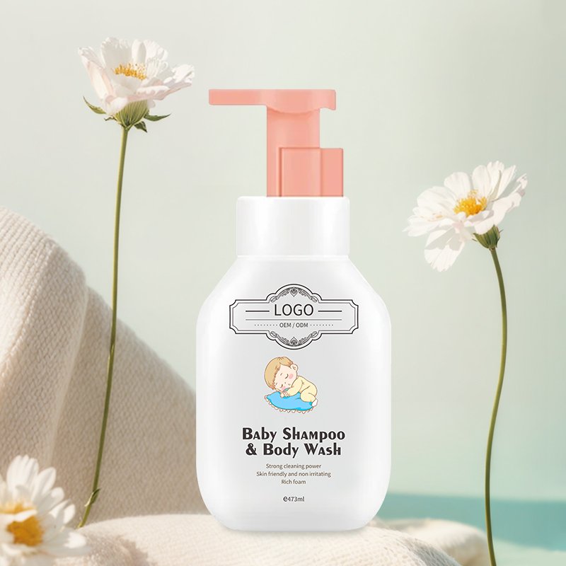 OEM/ODM Natural And Hair Products Custom Avocado Baby Shampoo and Wash Body Lotion Baby's Skin Care Set