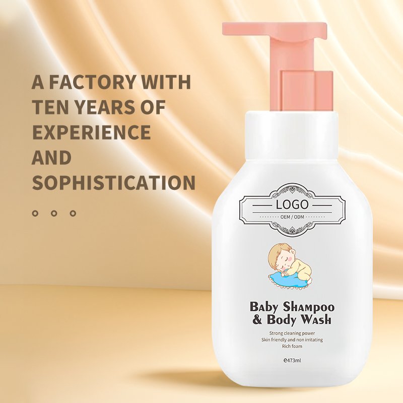 OEM/ODM Natural And Hair Products Custom Avocado Baby Shampoo and Wash Body Lotion Baby's Skin Care Set