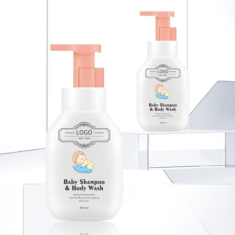 OEM/ODM Natural And Hair Products Custom Avocado Baby Shampoo and Wash Body Lotion Baby's Skin Care Set