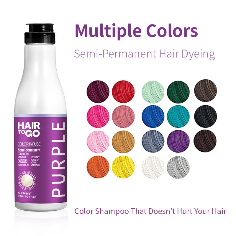 OCCA Custom Ammonia And Ppd Free Naturel Organic Best Argan Speedy Instant Blonde Dark Brown Gray Hair Color Dye Shampoo