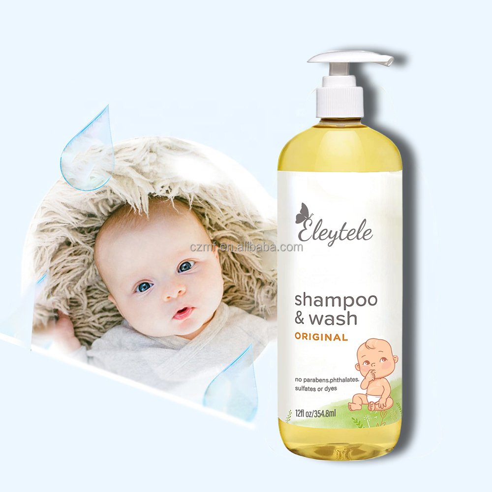 Private Label Gentle Daily Moisturizing Baby Care Hair Shampoo For Kids Hair Products Conditioner Baby Shampoo