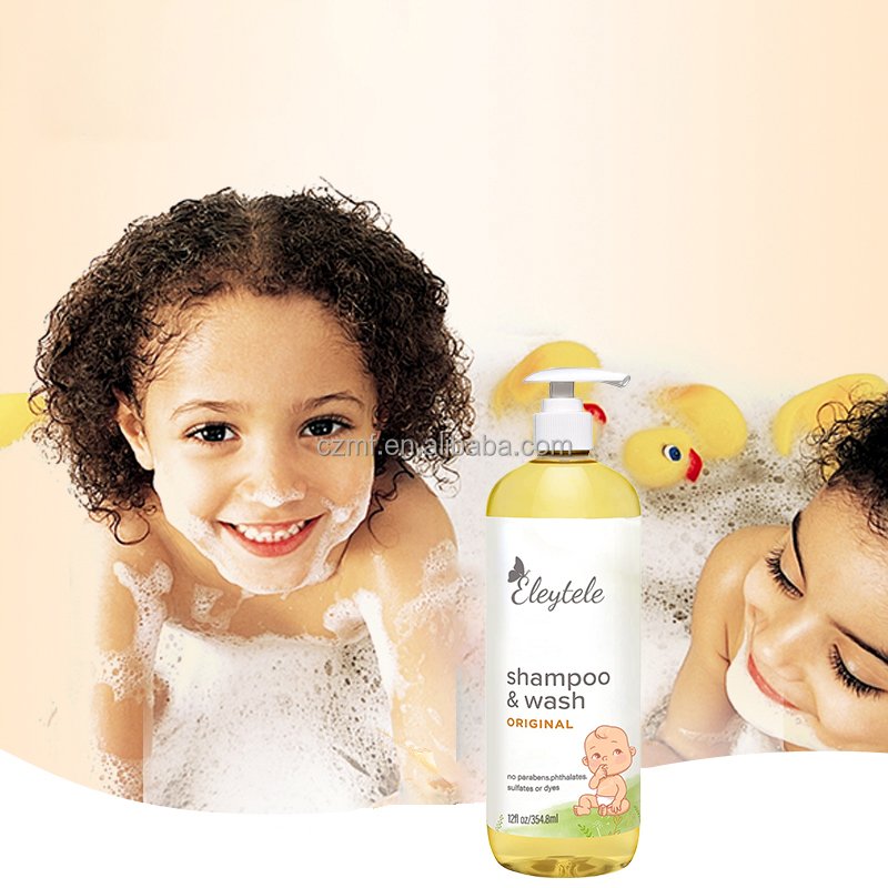 Private Label Gentle Daily Moisturizing Baby Care Hair Shampoo For Kids Hair Products Conditioner Baby Shampoo