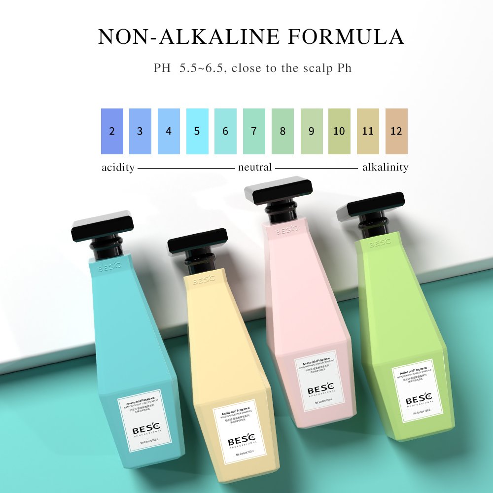 Factory Hot sale 500 ml 750 ml Lasting Fragrance amino acid hair shampoo and conditioner for anti frizz Deep Cleaning