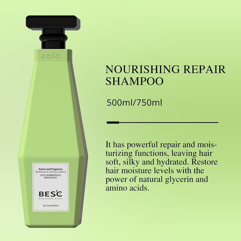 Factory Hot sale 500 ml 750 ml Lasting Fragrance amino acid hair shampoo and conditioner for anti frizz Deep Cleaning