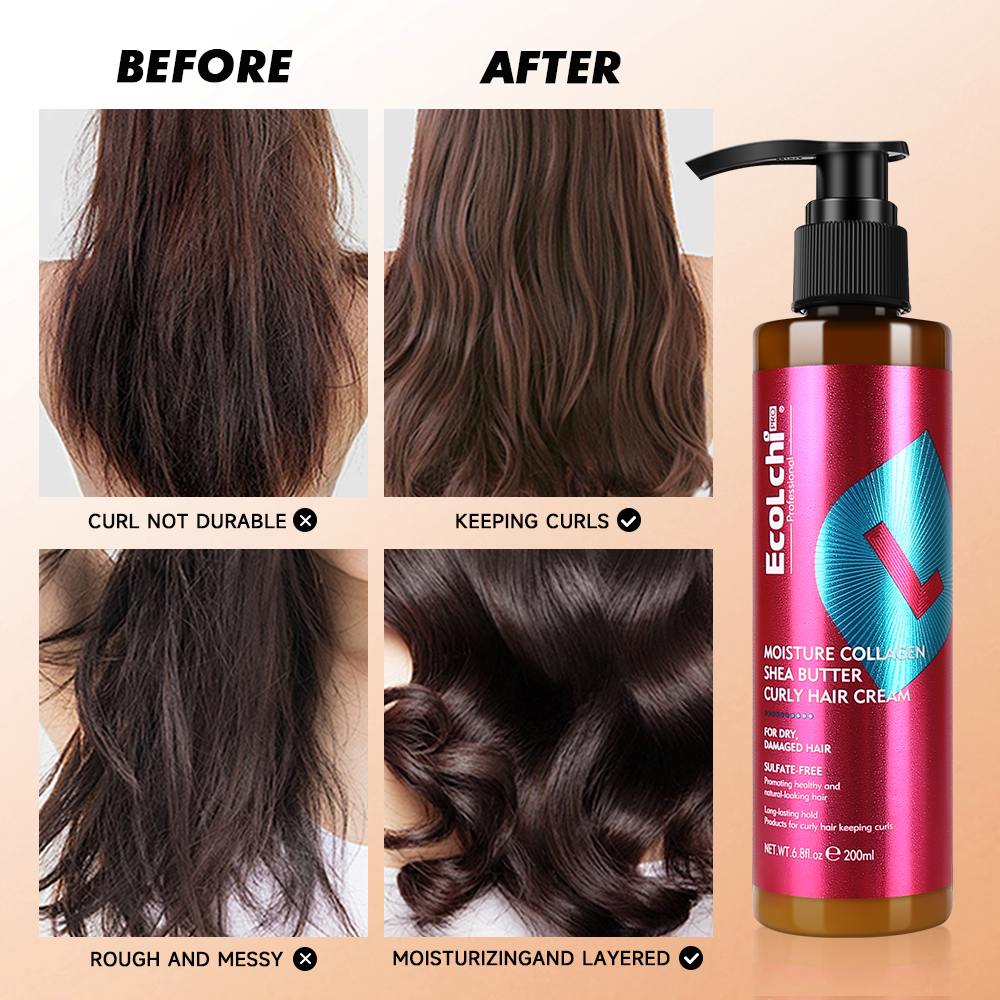 EcoLchi Wholesale Natural Shampoo Collagen Hair Mask Care Set Argan Oil Organic Hair Shampoo And Conditioner