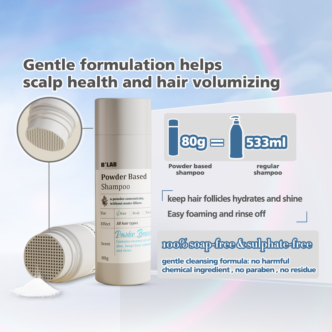 Powder Shampoo OEM Private Label Natural Herbal Shampoo Powder for Hair Volumizing Shine Powder Concentrate Based Shampoo