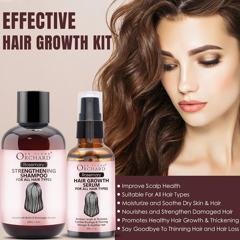 Hot Selling Hair Care Moisturizing And Repairing Ingrowth Rosemary Oil Hair Growth And Shampoo