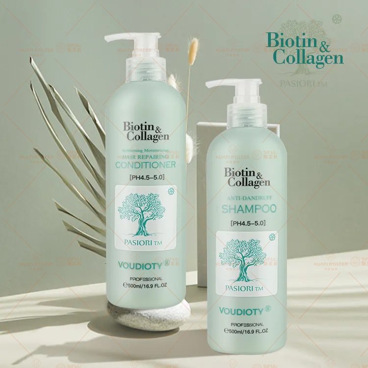 RTS Huati Sifuli voudioty pasiori 500ml hair keratin neutralizing gallon shampoo and conditioner set kit for blonde hair