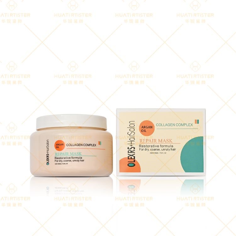 Huati Sifuli OLEXRS pure 100% argan oil 500ml nourishing shampoo and repairing conditioner mask 80ml oil home hair salon