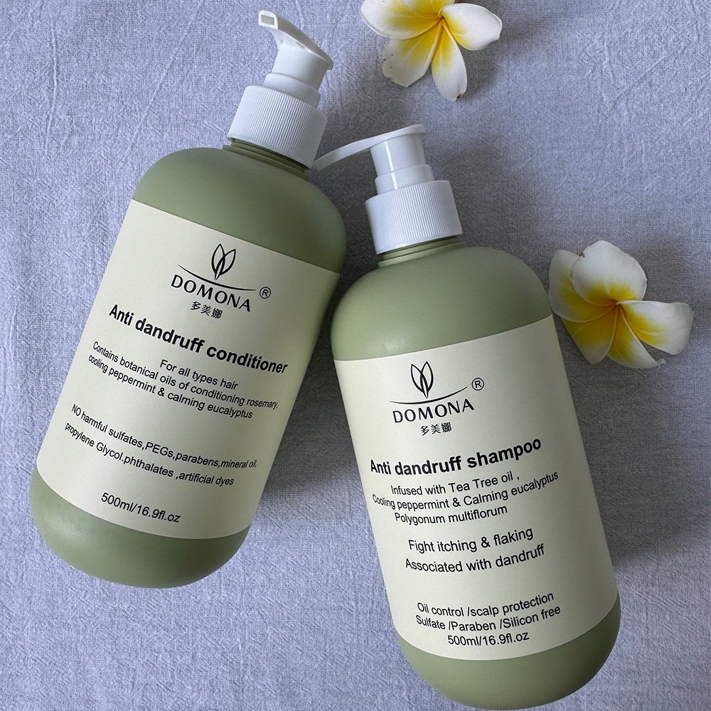 Customized Logo argan oil rosemary Anti Dandruff detangling Shampoo Conditioner Dry Hair Moisturizing