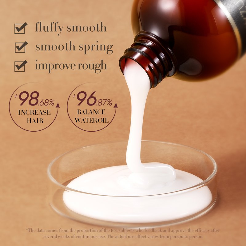 OEM ODM SADOER Organic argan oil Dandruff removal fluffy hair refreshing hair lotion shampoo