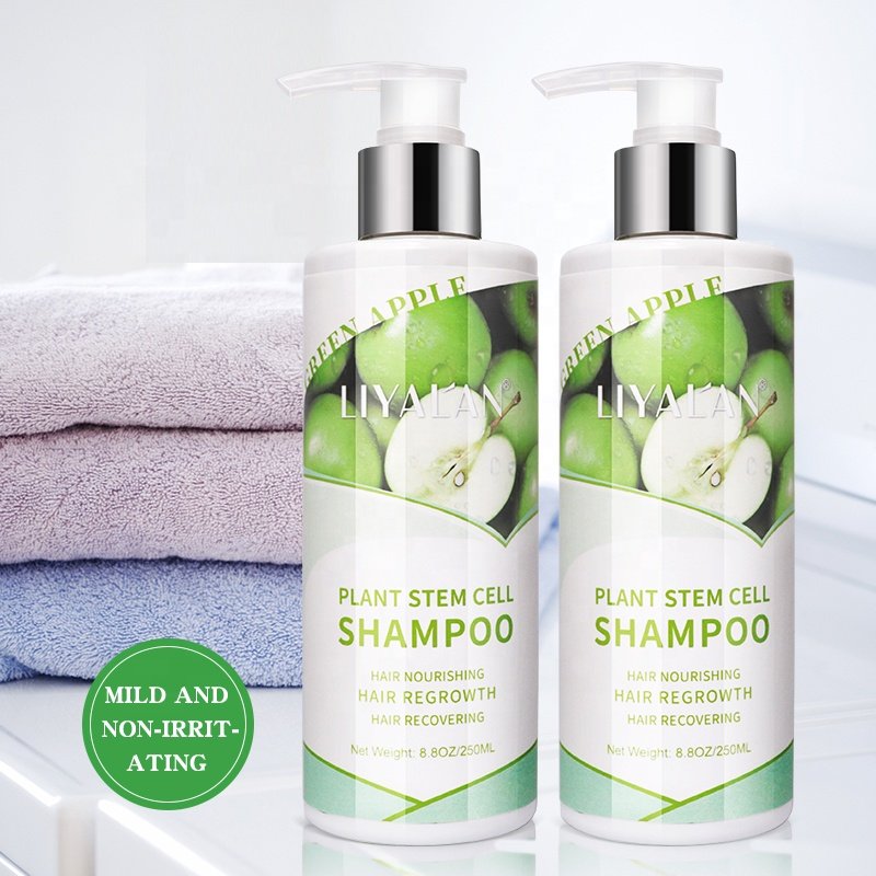 Professional Private Label Nourishing Smoothing Regrowth Plant Stem Cell Shampoo For Hair