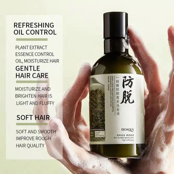 OEM Bioaqua Private Label platycladus orientalis leaf extract orgaic nourishing Care Hair Smoothing Moisturizing Shampoo