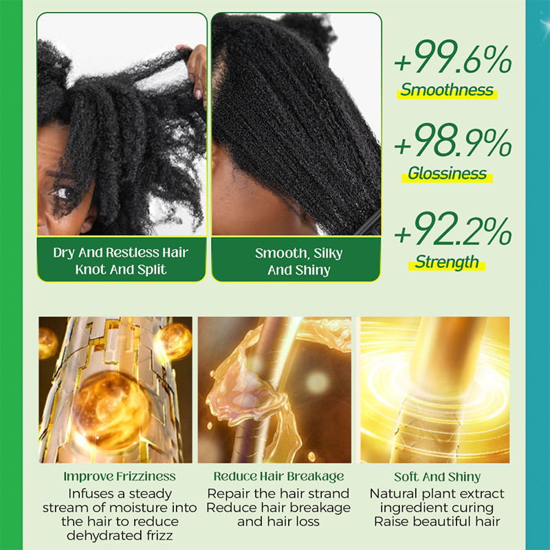 Customized Natural Nourish Scalp Smooth Styles Shea Butter Curl Hair Care Shampoo and Conditioner