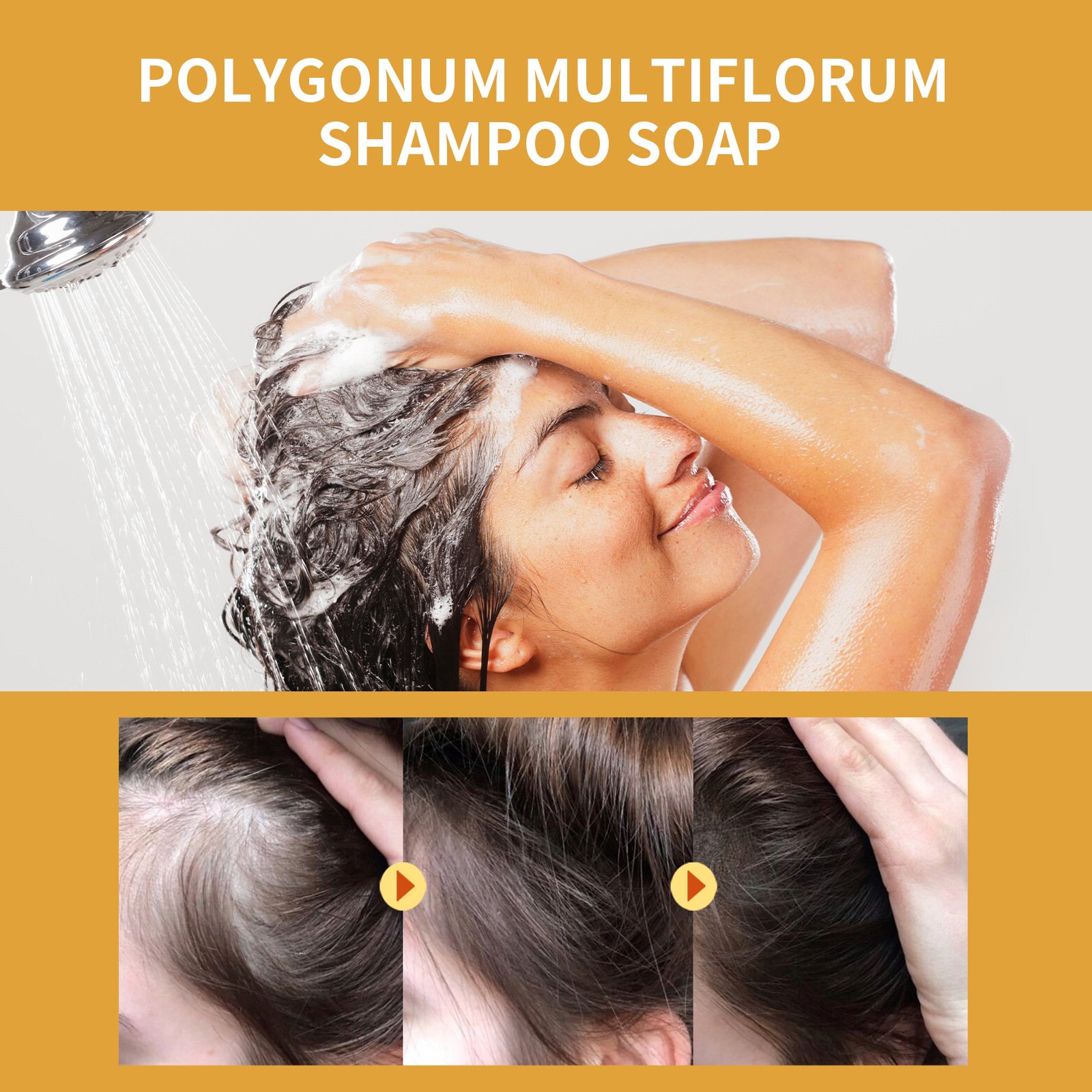 EELHOE Ginger Shampoo and Soap for Strong and Dense hair smooth repair dry and damaged hair ends