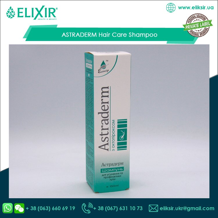 Astraderm Hair Care Anti Bacterial Shampoo for Dandruff Control