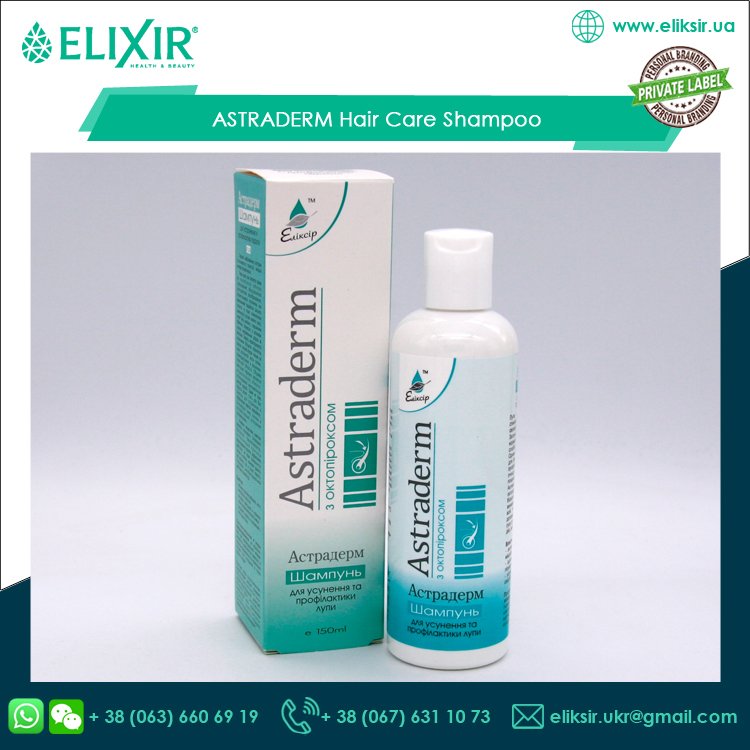 Astraderm Hair Care Anti Bacterial Shampoo for Dandruff Control