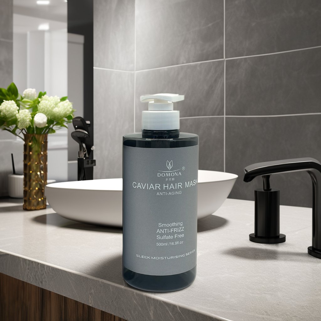 Herbal Hair Care Caviar Shampoo Smooth Products Lightness Anti Frizz Curl Save Conditioner 18 Oz 500ml