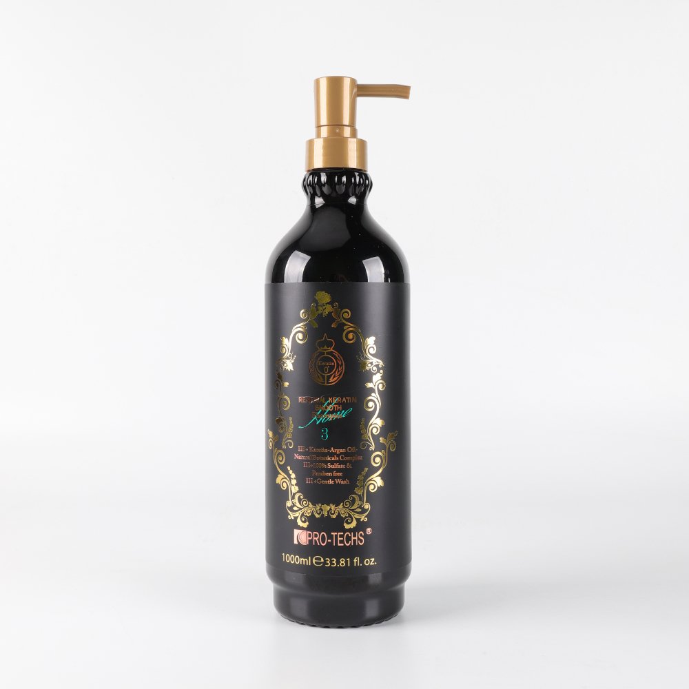 PRO TECHS 250ml 500ml 1000ml Paraben Free Sulfate Free Keratin Nature Smooth Shampoo