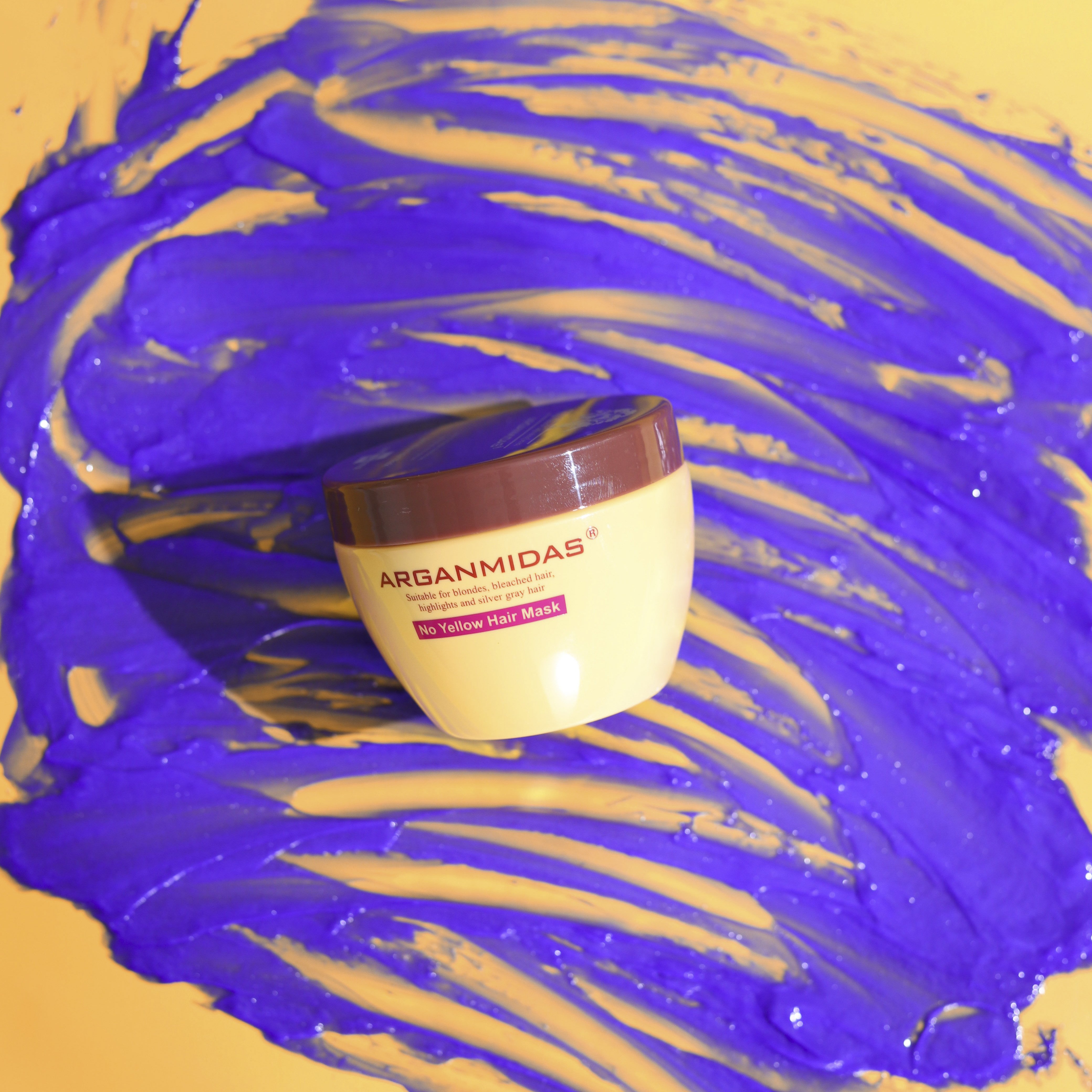 Arganmidas Manufacturer Post Hair Dye Care Repair Color Damaged Hair Shiny No Yellow Silver Shampoo For Color Treated Hair