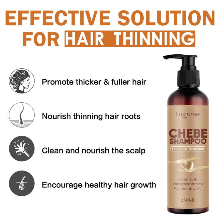 Luxfume Custom Chebe Shampoo Anti Hair Loss Natural Chebe Powder Hair Growth Shampoo