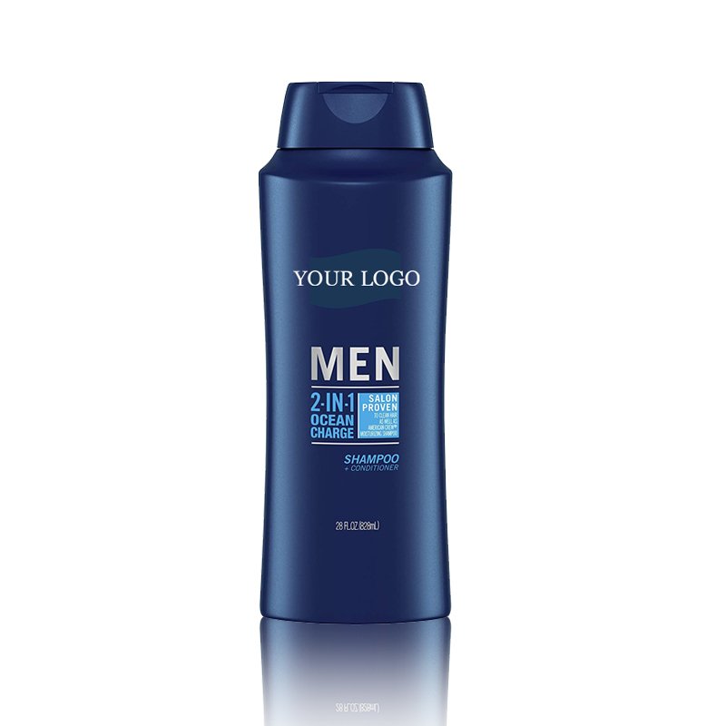 Manufacturers Private label 828ml Shampoo and conditioner 2 in 1 organic herbal hair Men shampoo