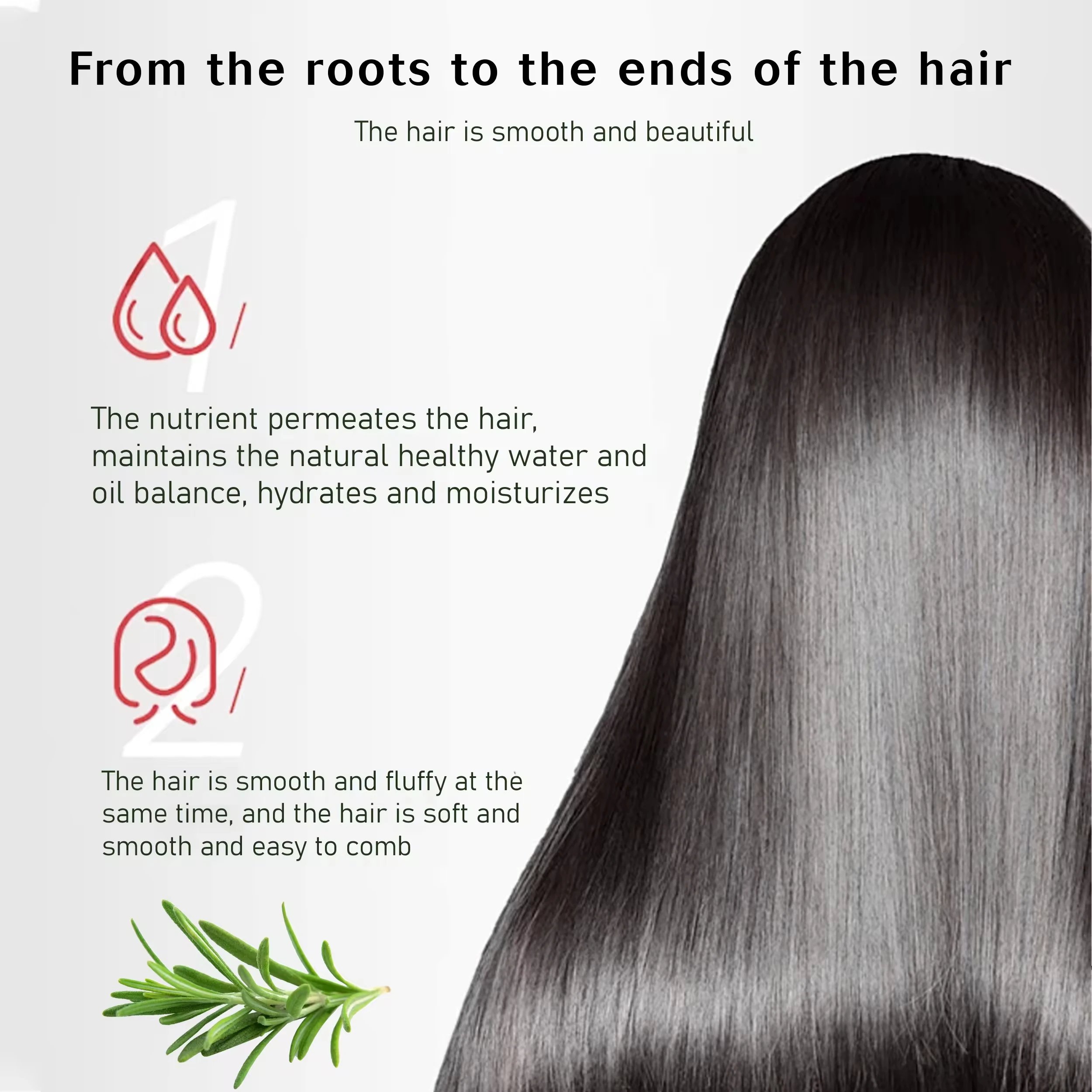 BLIW Private Label Best-selling Rosemary Strengthening Anti Hair Loss Effective Scalp Care Deep Cleaning Nourishing Shampoo