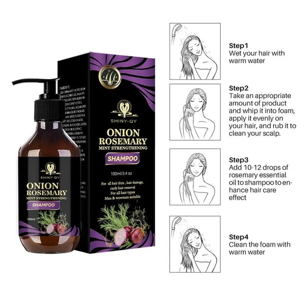 Custom Organic Anti-Hair Mint Hair Growth Rosemary Shampoo For Hair