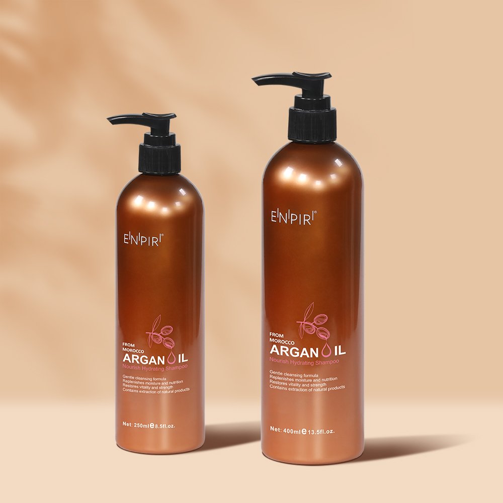 Factory Private Label Organic Argan Oil Nourishing Moisturizing 250ml 400ml Shampoo Conditioner OEM