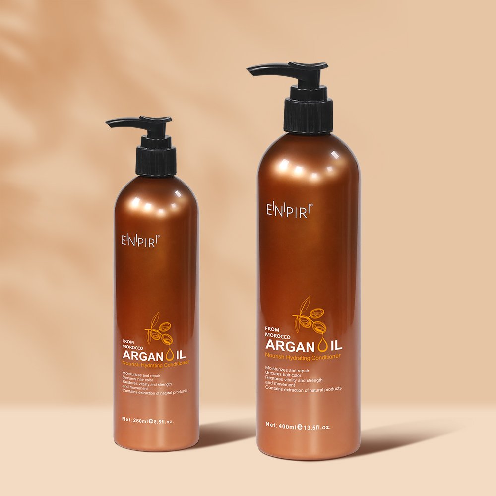 Factory Private Label Organic Argan Oil Nourishing Moisturizing 250ml 400ml Shampoo Conditioner OEM