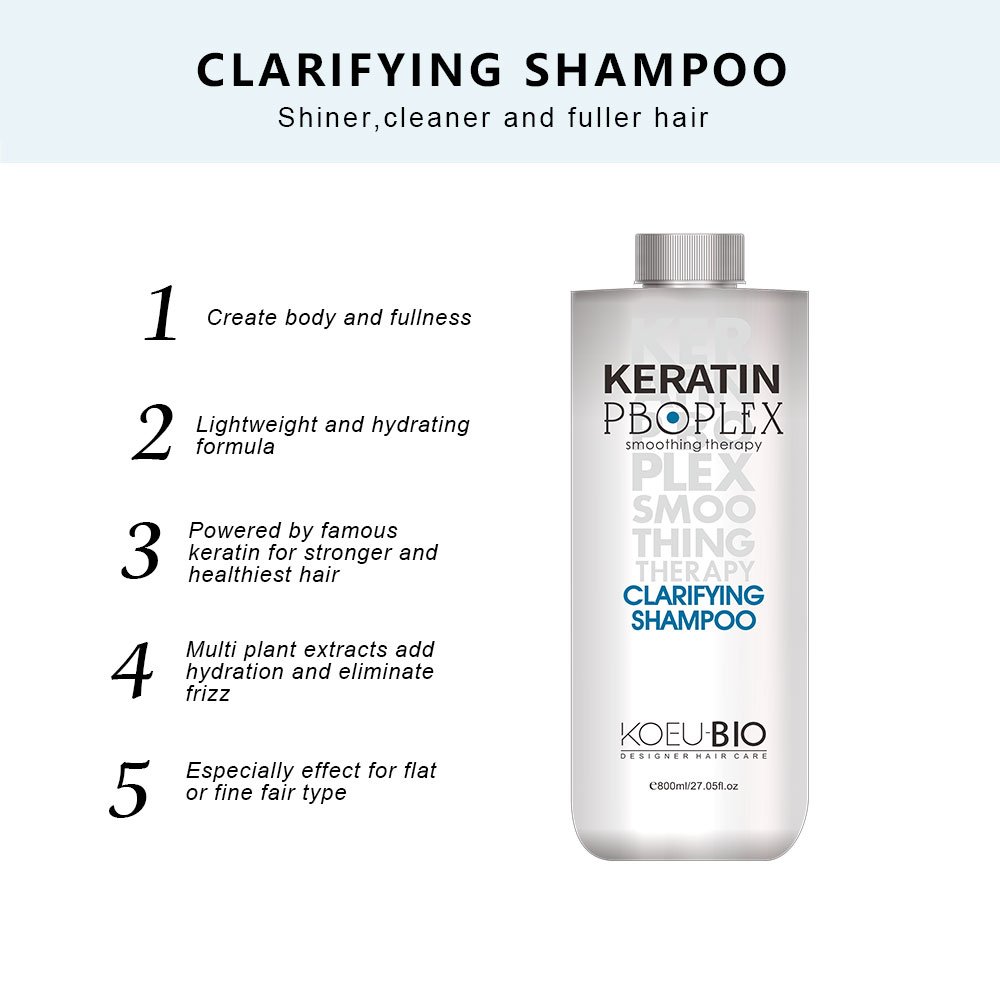 Wholesale Sulfate Free Clarifying Keratin Treatment Shampoo Best Oil Control Shampoo 500ml