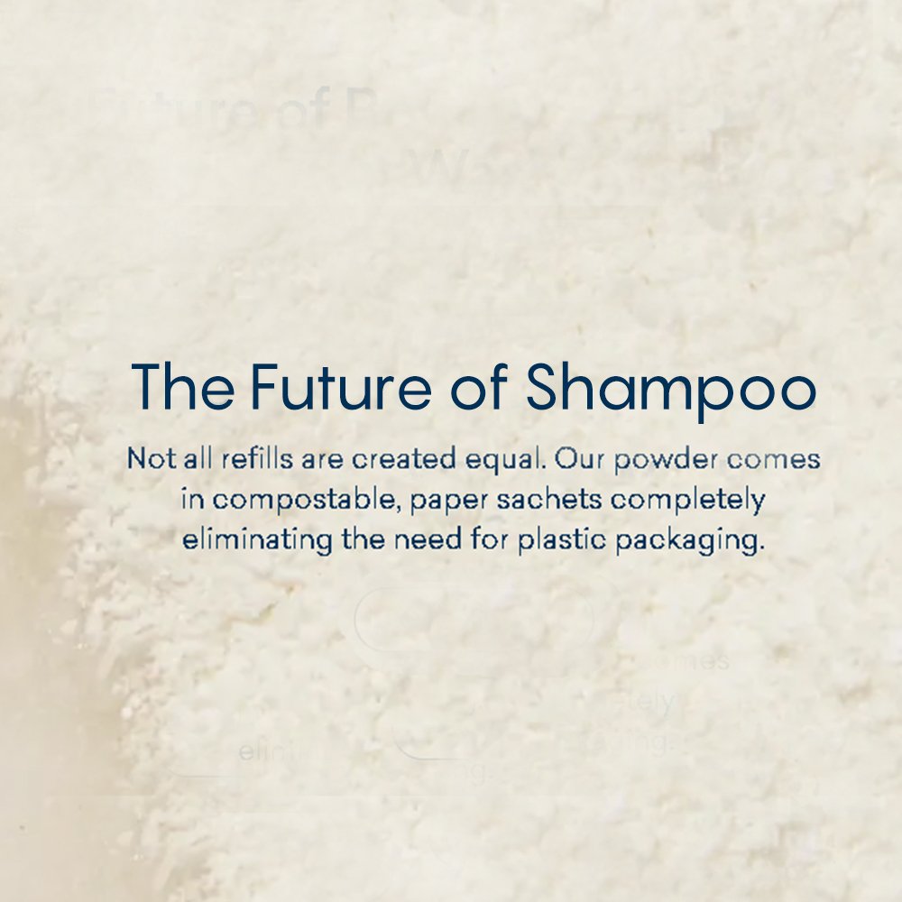 Shampoo Base Powder Private Label OEM Natural Safe Herbal Natural Formula Eco Friendly Plastic Free Powder to Gel Shampoo