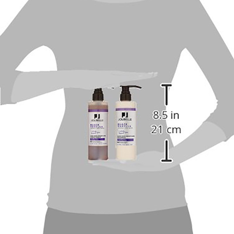 Private Label Natural Black Vanilla Moisturizing Shinning Hair Growth Shampoo And Conditioner Set