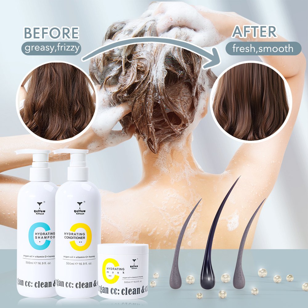 OEM/ODM Vegan Natural Organic hair Care Products Hair Conditioner and Shampoo For Dry Hair Sets