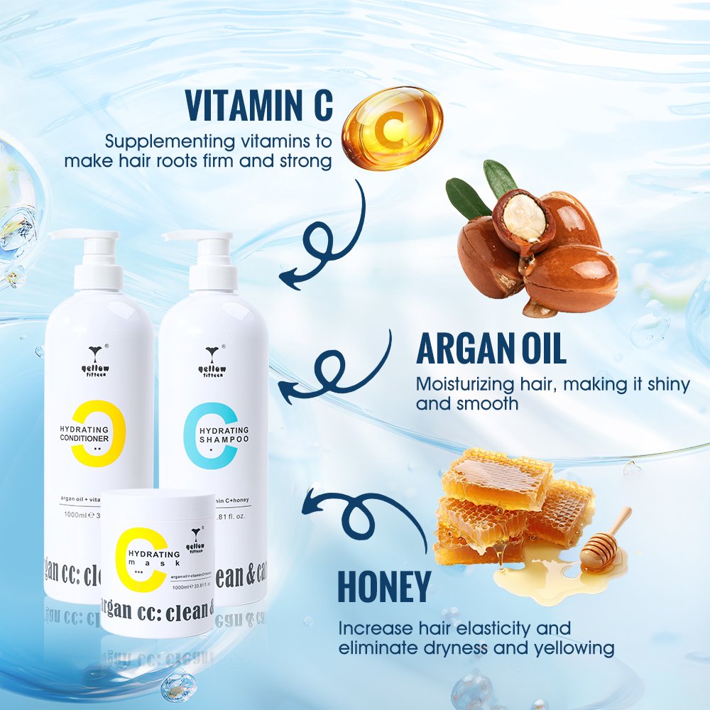 OEM/ODM Vegan Natural Organic hair Care Products Hair Conditioner and Shampoo For Dry Hair Sets