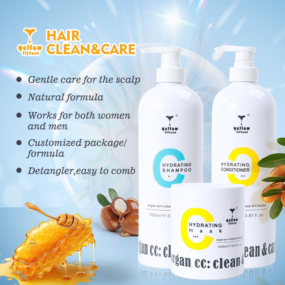 OEM/ODM Vegan Natural Organic hair Care Products Hair Conditioner and Shampoo For Dry Hair Sets