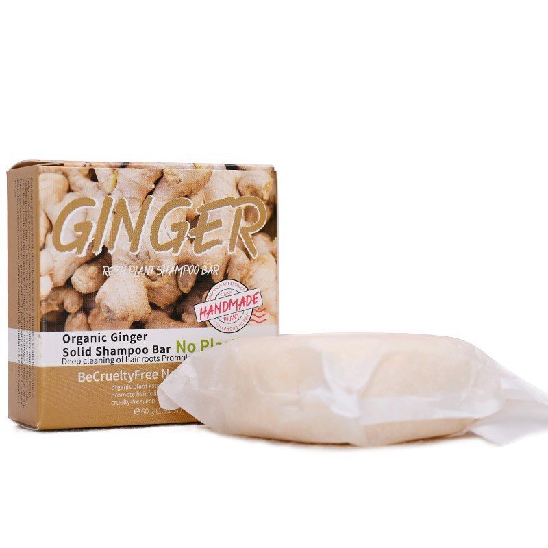 Wholesale Handmade Natural Organic Ginger Hair Shampoo Bar Soap 60g Shampoo Bars
