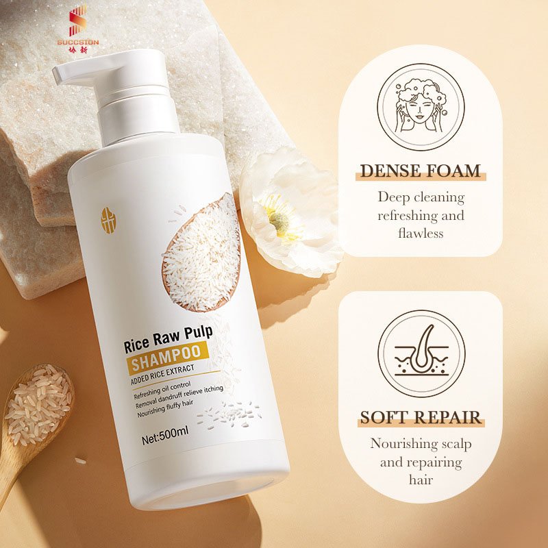 Hair Salon Professional Shampoo Rice Puree Anti-dandruff Oil Control Fluffy Fragrance Shampoo