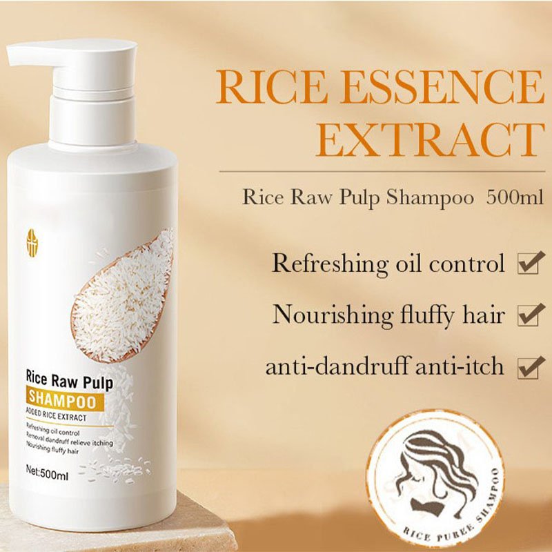 Hair Salon Professional Shampoo Rice Puree Anti-dandruff Oil Control Fluffy Fragrance Shampoo