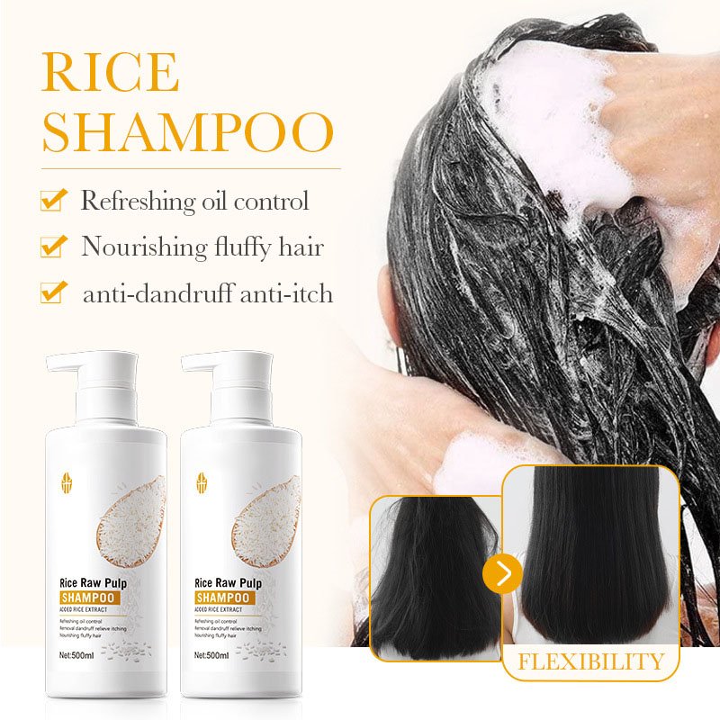 Hair Salon Professional Shampoo Rice Puree Anti-dandruff Oil Control Fluffy Fragrance Shampoo